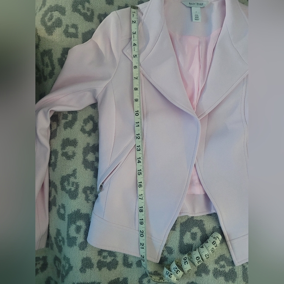 Women's Light Pink Moto Jacket - Picture 7 of 8